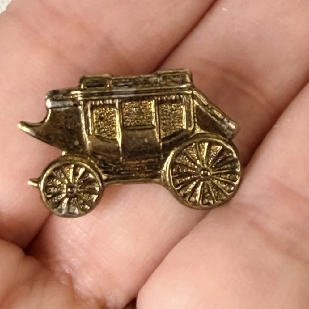 mens jewelry box with vintage cufflinks, Pins ,tie pins, box as is red valvet